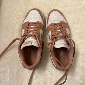 Women’s Nike pink low dunks